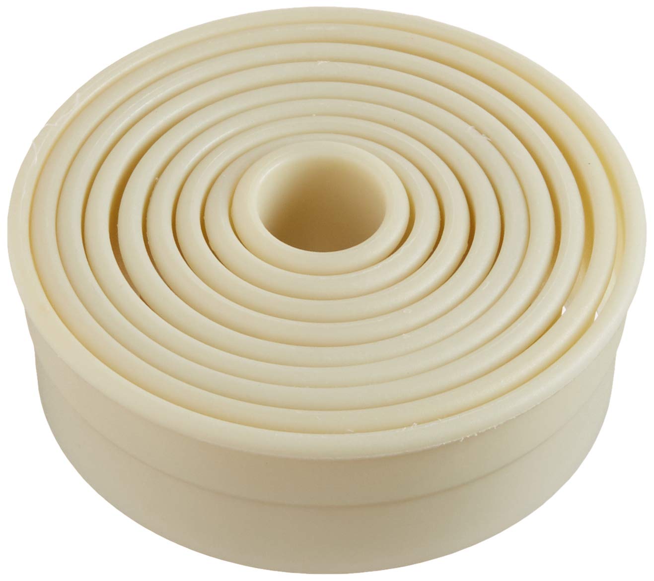 Mercer Culinary 9-Piece Round Plain Nylon Cutter Set,Off White