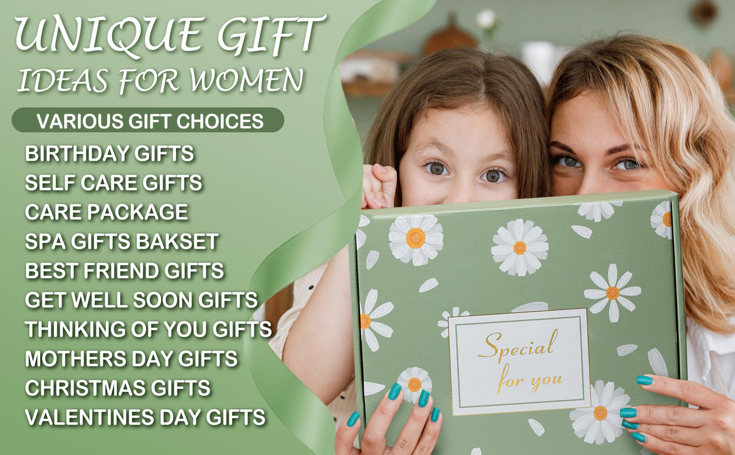 Care Package for Women - Get Well Gifts & Self Care Essentials Basket for Her, Gift Basket for Women,Luxury Spa Relaxation Gift Set