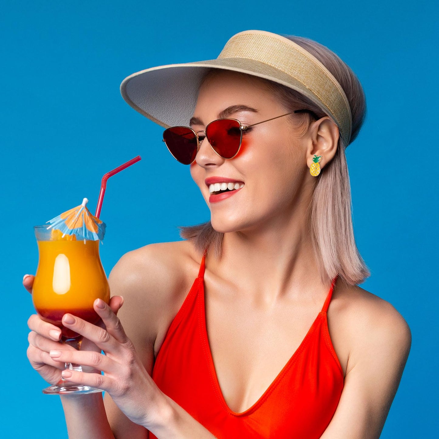 Riceshoot 72 Pairs Holiday Earrings for Women Fall Halloween Thanksgiving Dangle Earrings Variety Pack Cute Christmas Earring Bulk for Women Teacher Holiday Party Favors Gifts(Ear Studs)