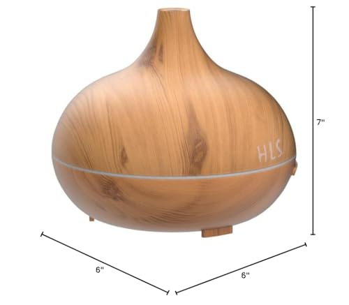 HLS Aroma Diffusers for Essential Oils Large Room with 10 Essential Oils,Ultrasonic Aromatherapy Diffuser for Home Bedroom, Cool Mist Humidifier Vaporizer