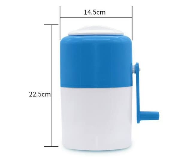 Manual Ice Crusher Shaver Hand Crank Mini Ice Shaving Machine DIY Ice Cream Grinding Shredding Snow Cone Smasher Grinder