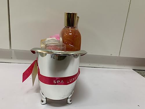 spa luxetique Gift Set For Women, Bath Sets for Women Gift, 8 Pcs Rose Spa Basket Includes Bubble Bath, Shower Gel, Body Lotion, Birthday Spa Gifts, Mother‘s Day Gifts for Mom