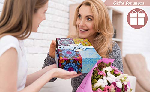 4 Pack Scented Candles Gifts Set for Women, 4.4 oz Soy Wax Portable Travel & Home Tin Jar Candles with Essential Oils for Bath, Stress Relief, Yoga Aromatherapy Candles with Strong Fragrance