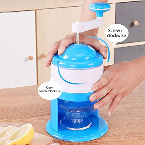 Electric Ice Breaker Household Mini Easy Ice Shaver Crusher Handheld Snow Manual Crushing Ice Machine Food Processor