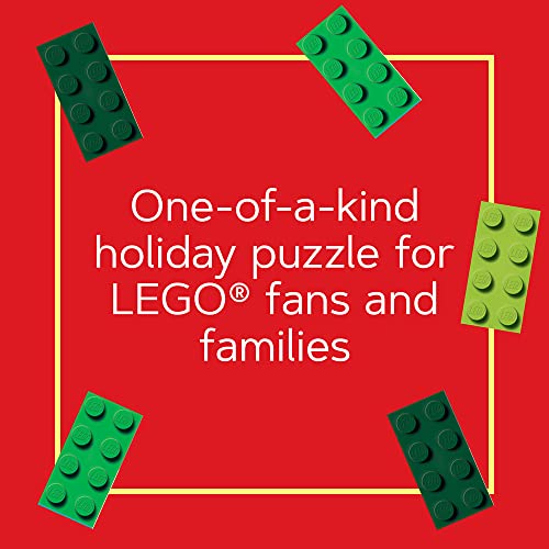Lego Christmas Train Puzzle: Four Connecting 100-Piece Puzzles (Jigsaw)