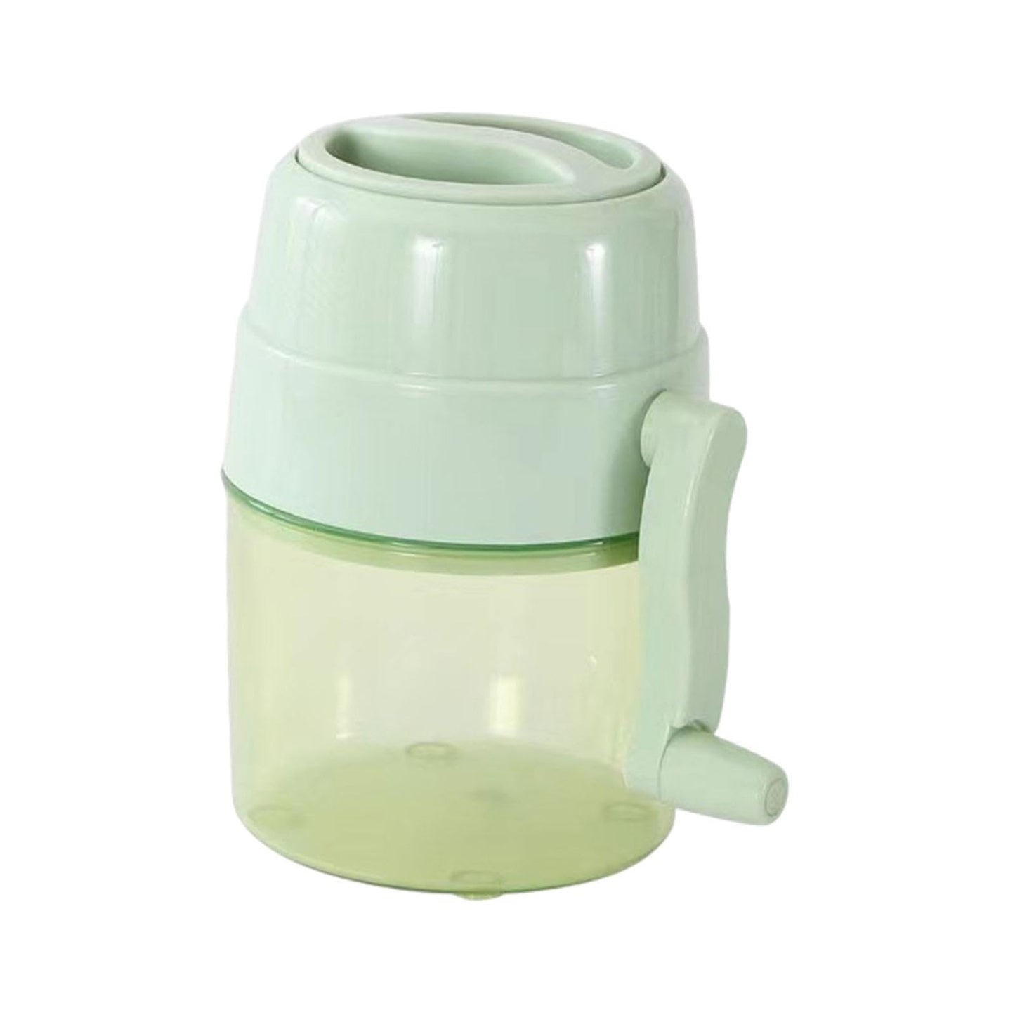 ＫＬＫＣＭＳ Manual Ice Crusher Shaved Ice Machine Compact Lightweight Convenient Snow Cone Machine Mini for Indoor Kitchen Hiking