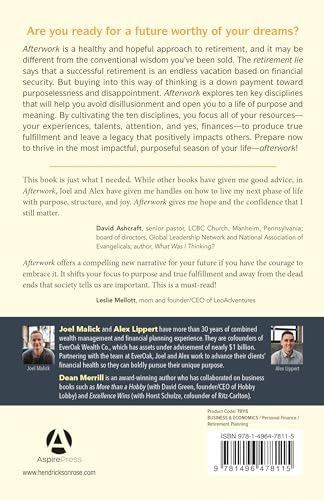 Afterwork: An Honest Discussion about the Retirement Lie and How to Live a Future Worthy of Dreams