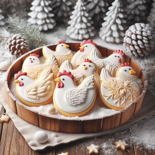 Chicken Farm Cookie Cutter 7 Piece Set from The Cookie Cutter Shop – Tin Plated Steel Cookie Cutters