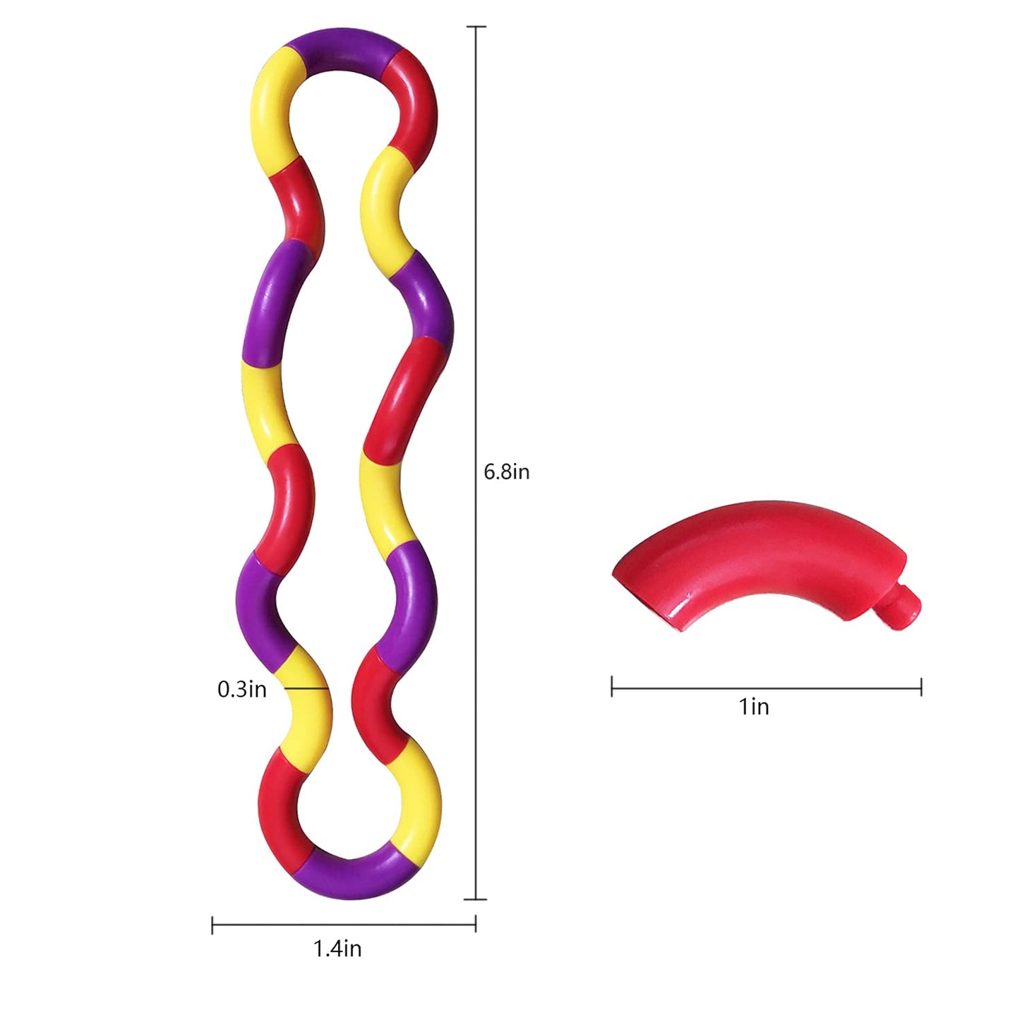 20 PCS Quiet Fidgets Toys,Multicolor Fidget Toys for Adults,Kids-Sensory Items for Relaxation,Autism,Decompression-Squeeze, Twist, Chain Spinner Alternative Gift