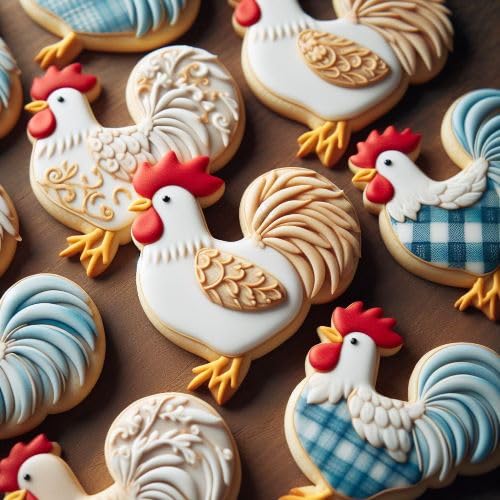 Chicken Farm Cookie Cutter 7 Piece Set from The Cookie Cutter Shop – Tin Plated Steel Cookie Cutters