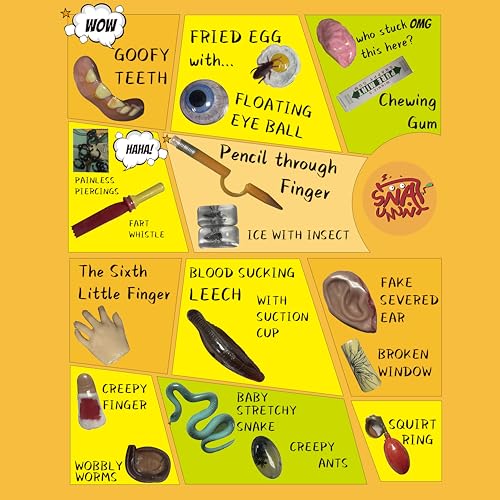 Prank Kit for Kids - 18 Gags & Practical Joke Toys - Prank Stuff for April Fools - Ultimate Practical Jokes - Gag Gifts for Kids - Big Funny Toys Pack Set Box