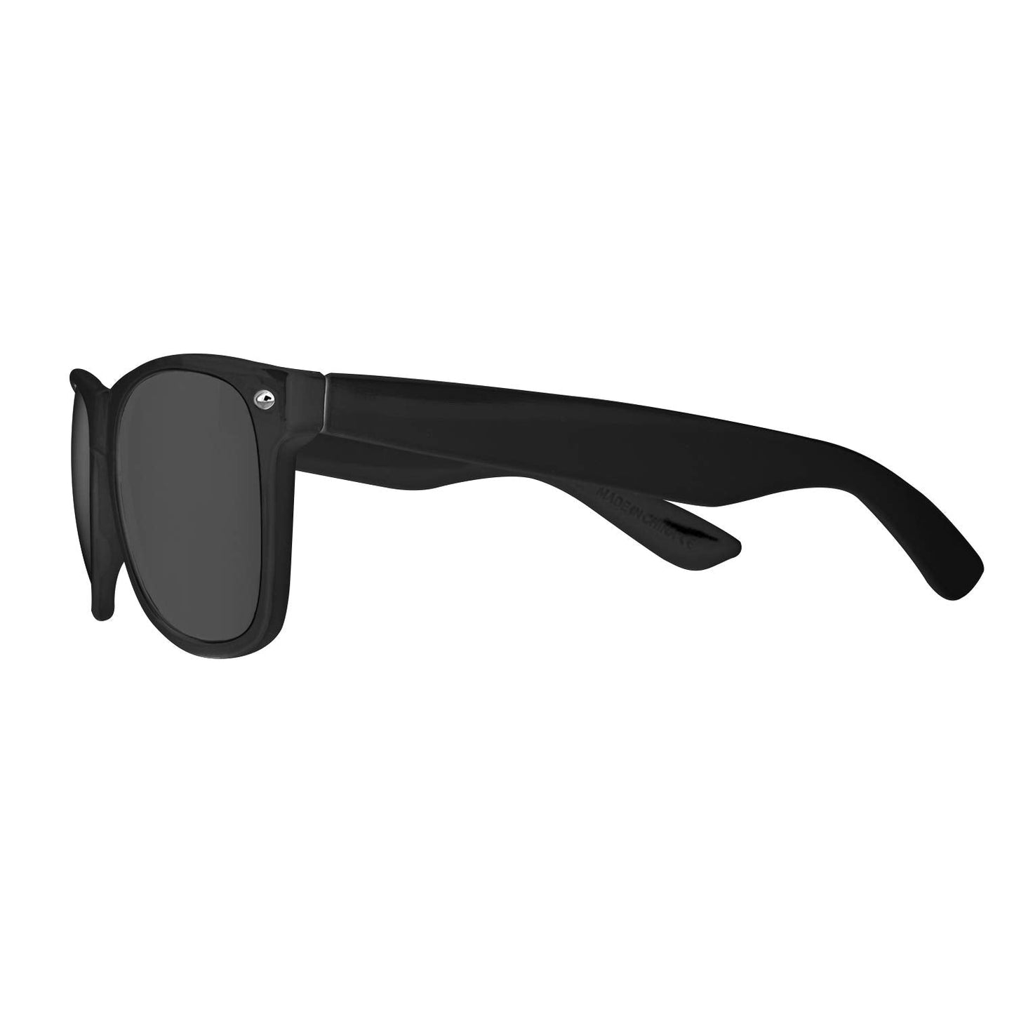 Super Z Outlet Plastic Vintage Retro Style Sunglasses Classic Shades Eyewear Party Favors (24, Black)