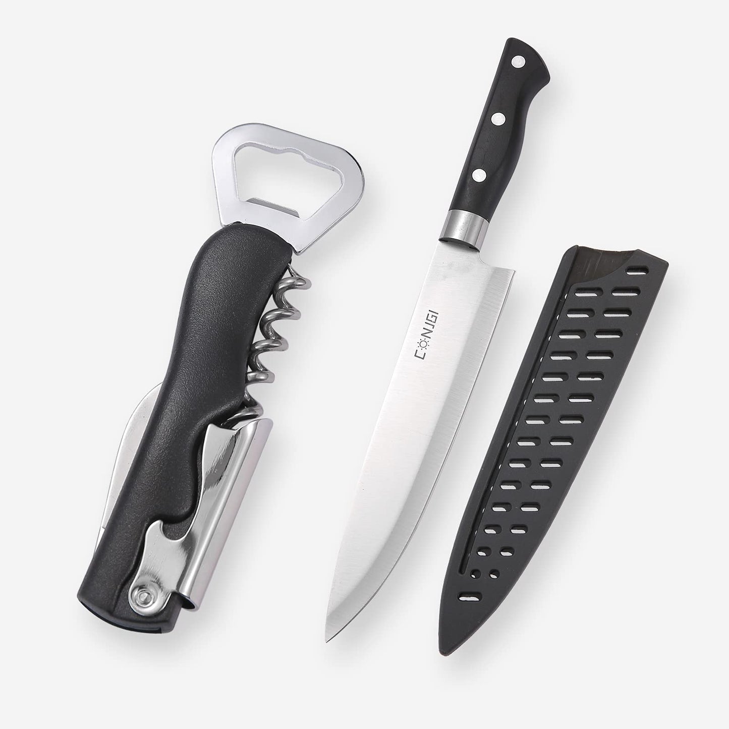 Portable Camping Cooking Utensils Set Bag Suitable for Fork, Spoon, Chopping Board, Chef's Knife,Kitchenware Storage