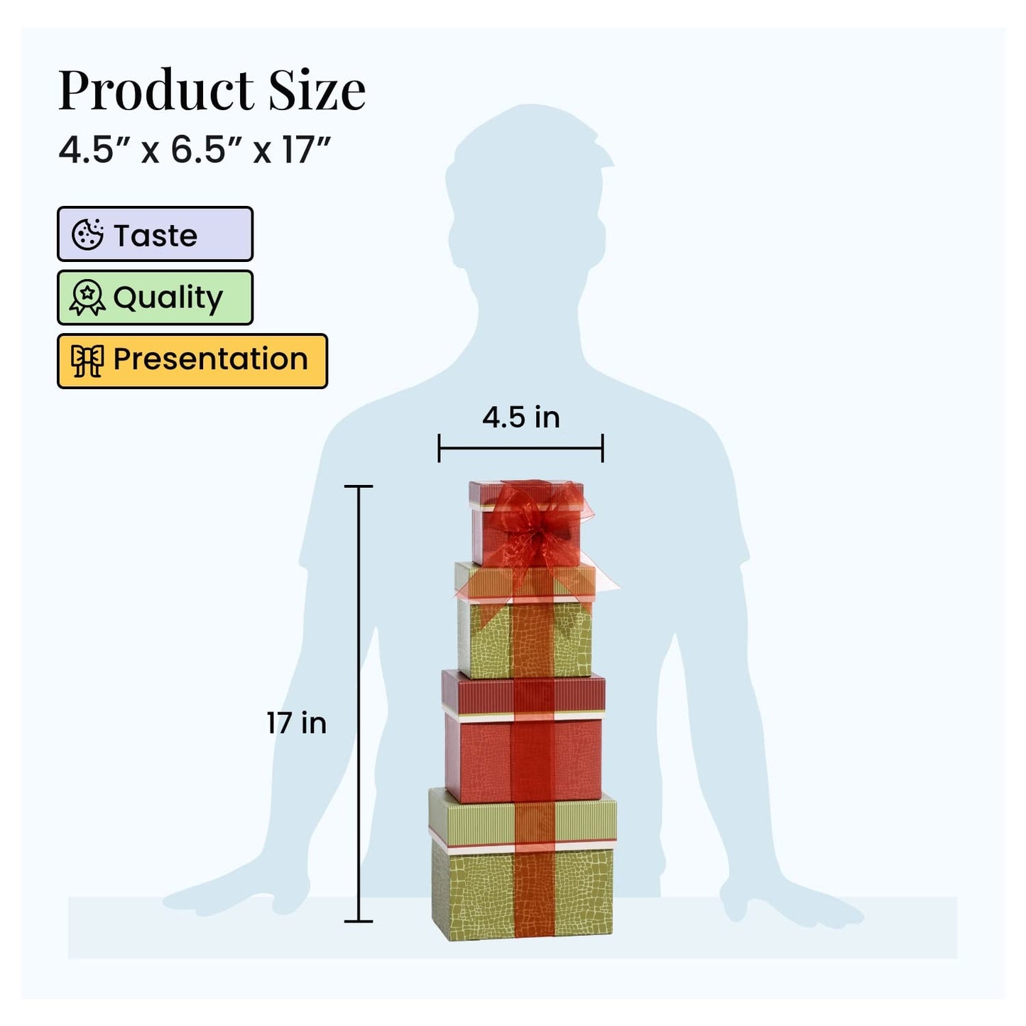 Gourmet Food Gift Basket Tower Snack Gifts for Women, Men, Families, College – Appreciation, Thank You, Congratulations, Corporate, Get Well Soon Care Package