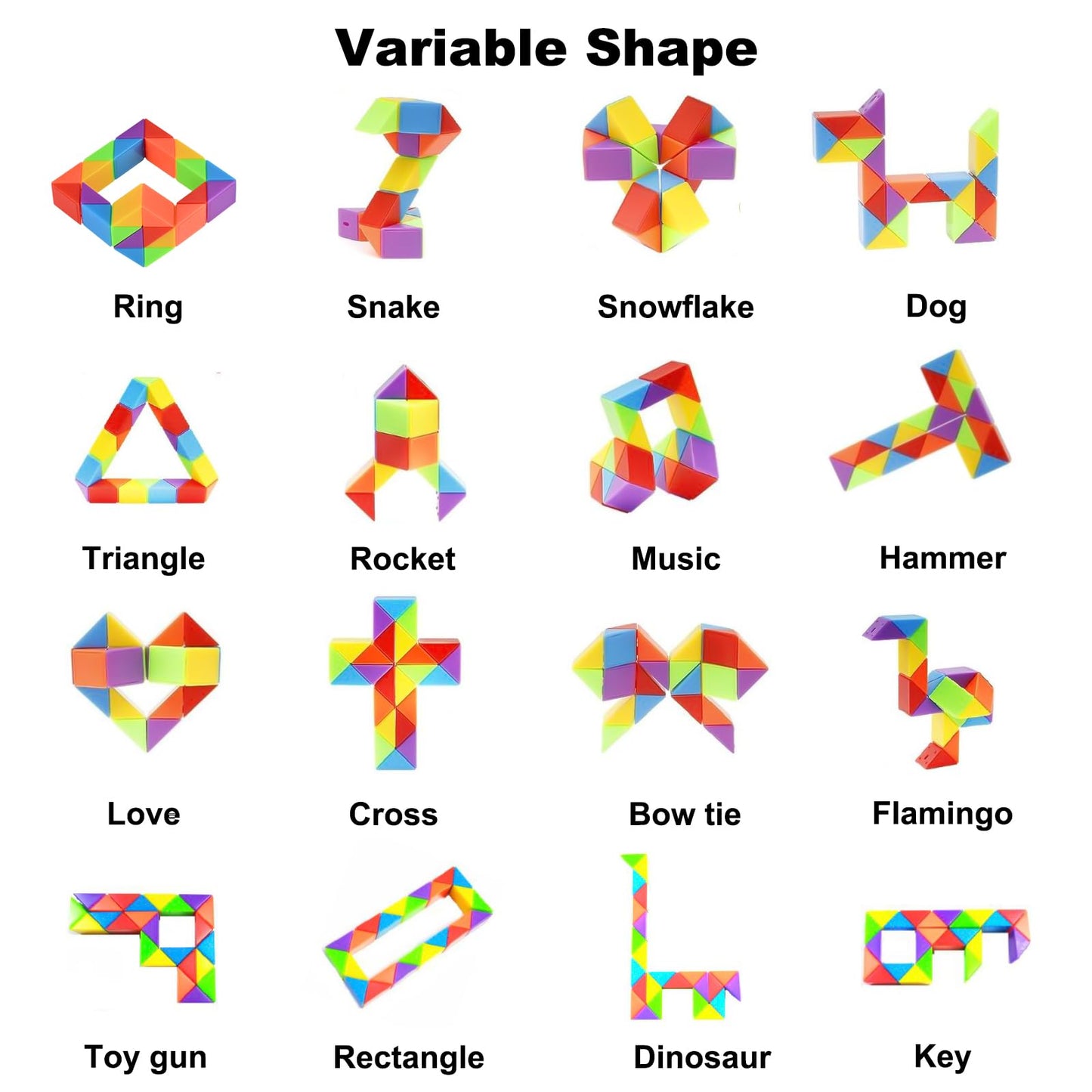 GOLDGE 24 Pack Mini Cube Puzzle Fidget Toys - Bulk Party Favors & Goodie Bag Stuffers for Kids, Travel Toys for Ages 4-8, Treasure Box Toys for Classroom, Birthday & Back to School Gifts