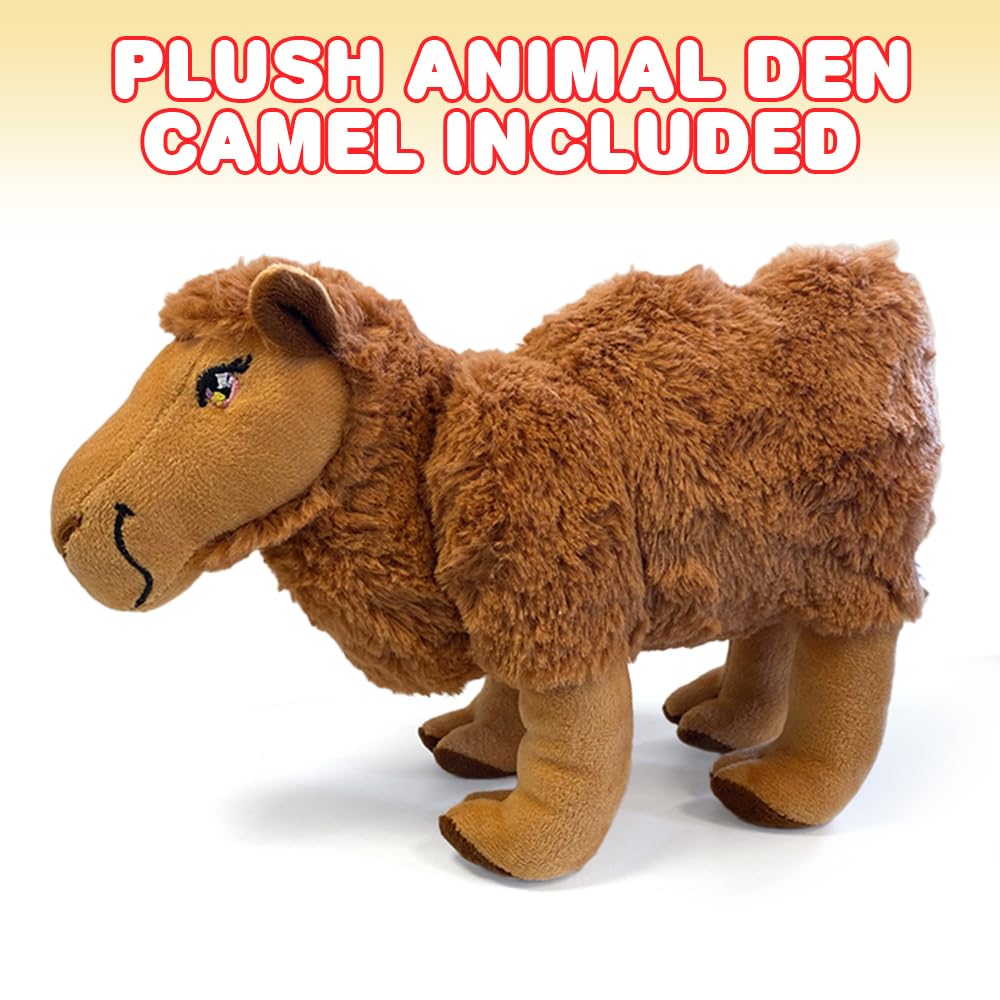 ArtCreativity Plush Camel Toy, 9 Inch Soft Humpback Camel Stuffed Toy for Kids, Cute Home and Nursery Animal Decorations, Zoo Party Prop, Best Birthday and Holiday Gift Idea