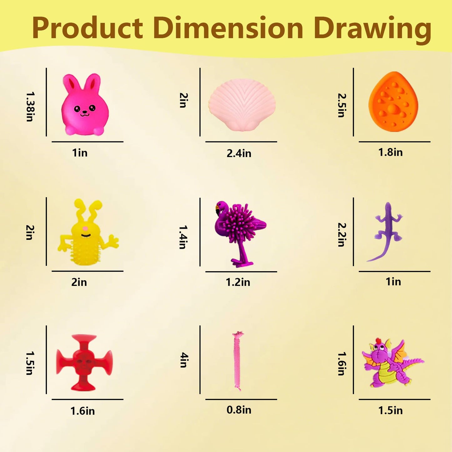 70 Pcs Fidget Toys Set,Stocking Stuffers for Kids, Gifts for Kids, Party Favors - Stress Relief Sensory Toys - ADHD Toys,Anxiety Carnival Treasure Classroom Prizes