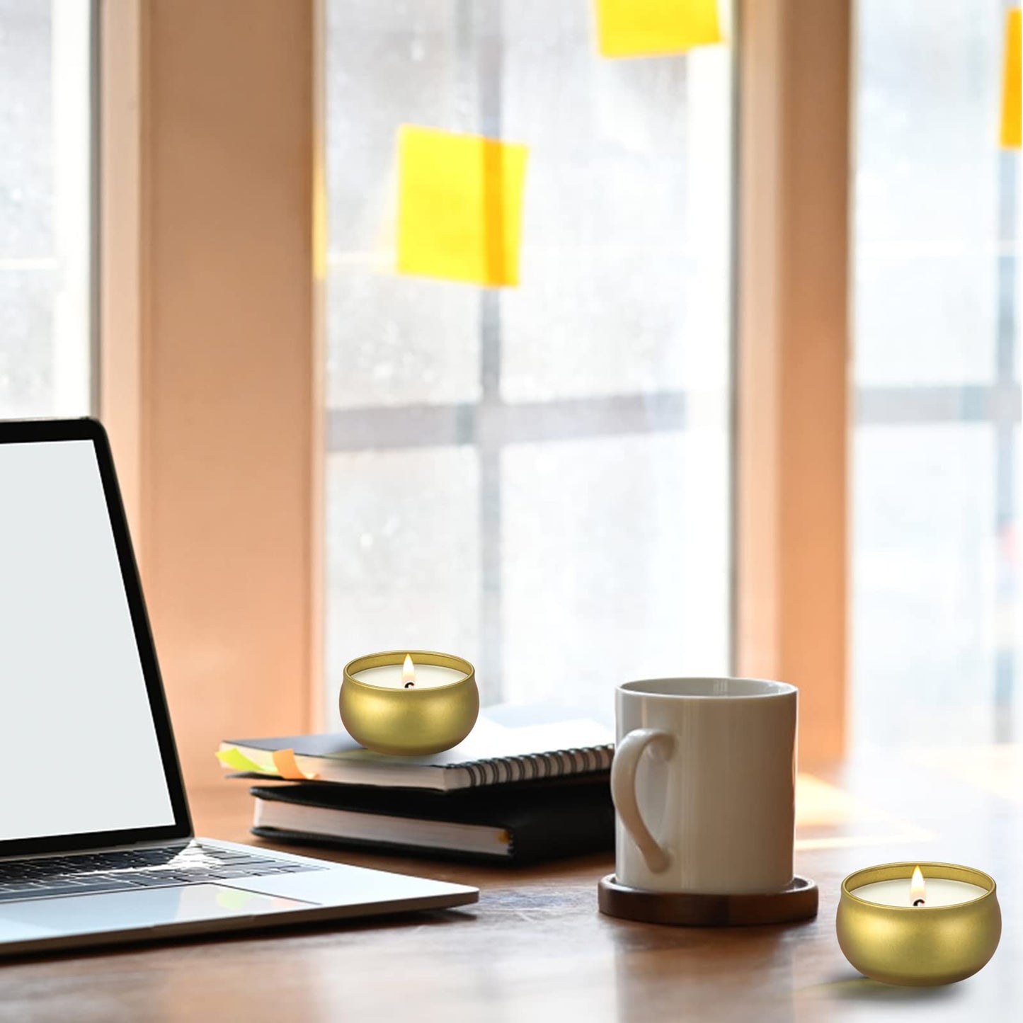 qinxiang Scented Candles Gifts Set,16 Pack Natural Soy Wax Travel Tin Jar Candles for 2.5 OZ Aromatherapy Candles for Family Gatherings, Festive Candles