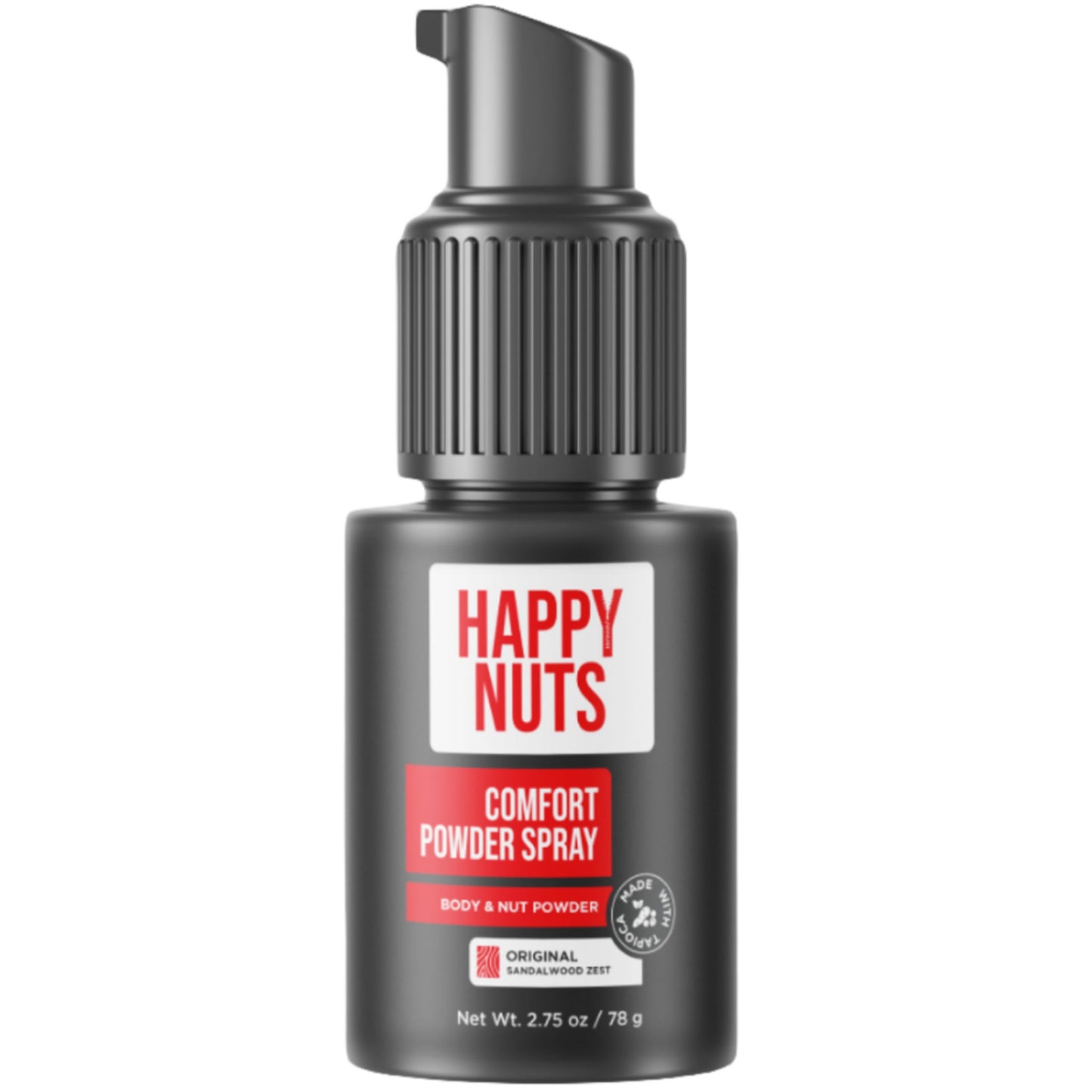 HAPPY NUTS Comfort Powder Spray: Anti Chafing & Mens Deodorant, Aluminum-Free, Sweat and Odor Control for Jock Itch, Groin and Men's Private Parts
