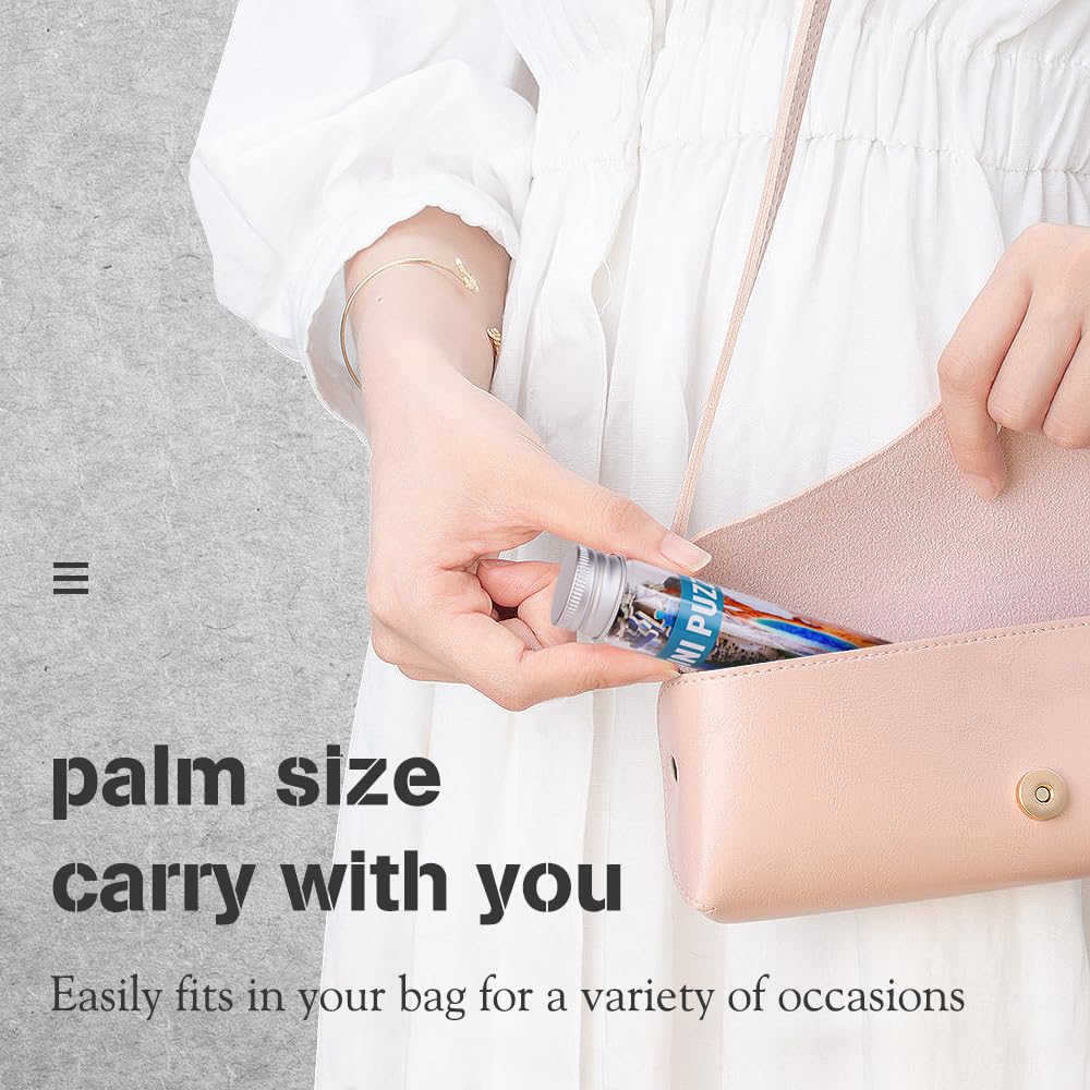 Small Jigsaw Puzzles for Adults Challenging Puzzle Small Puzzles Mini Jigsaw Puzzles for Teens 150 Pieces Micro Tiny Puzzle Antelope Canyon Landscape Scenery Travel Puzzles 6 x 4 inch 3 Packs