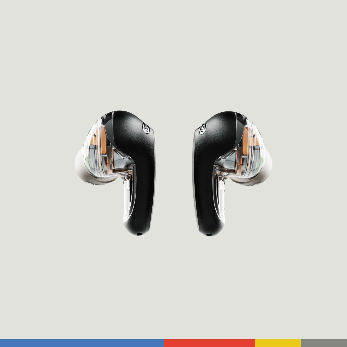 Skullcandy Rail ANC Wireless Earbuds, Bluetooth Headphones, Active Noise Cancelling, Up to 38 Hours Battery, Microphone for iPhone Android, Customizable via Skull-iQ App - True Black
