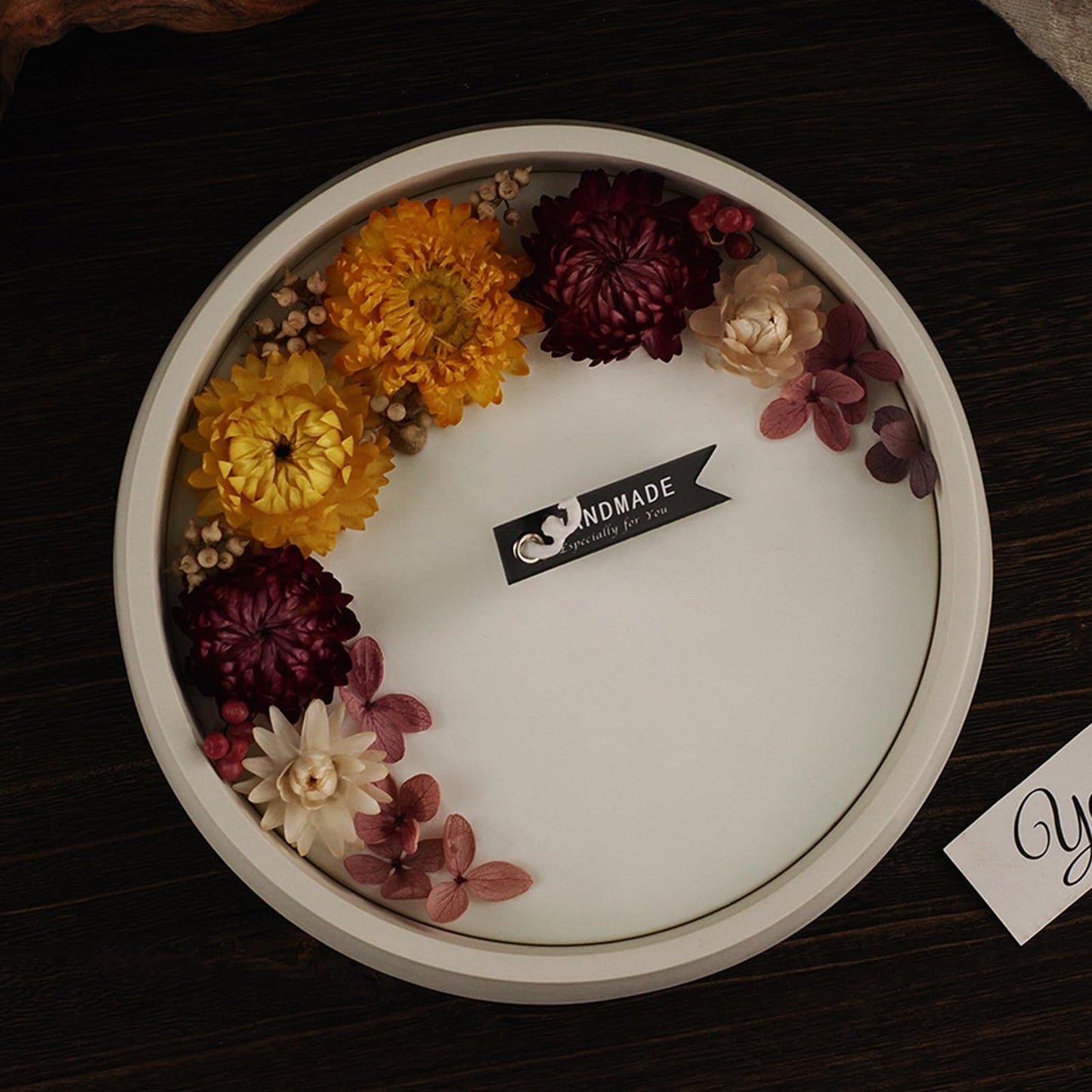 Wehous Large Silicone Bowl Molds, 7.2'' Round Container Resin Concrete Mold for Bowls, Silicone Molds for Epoxy Resin, Christmas Valentine Candle Molds