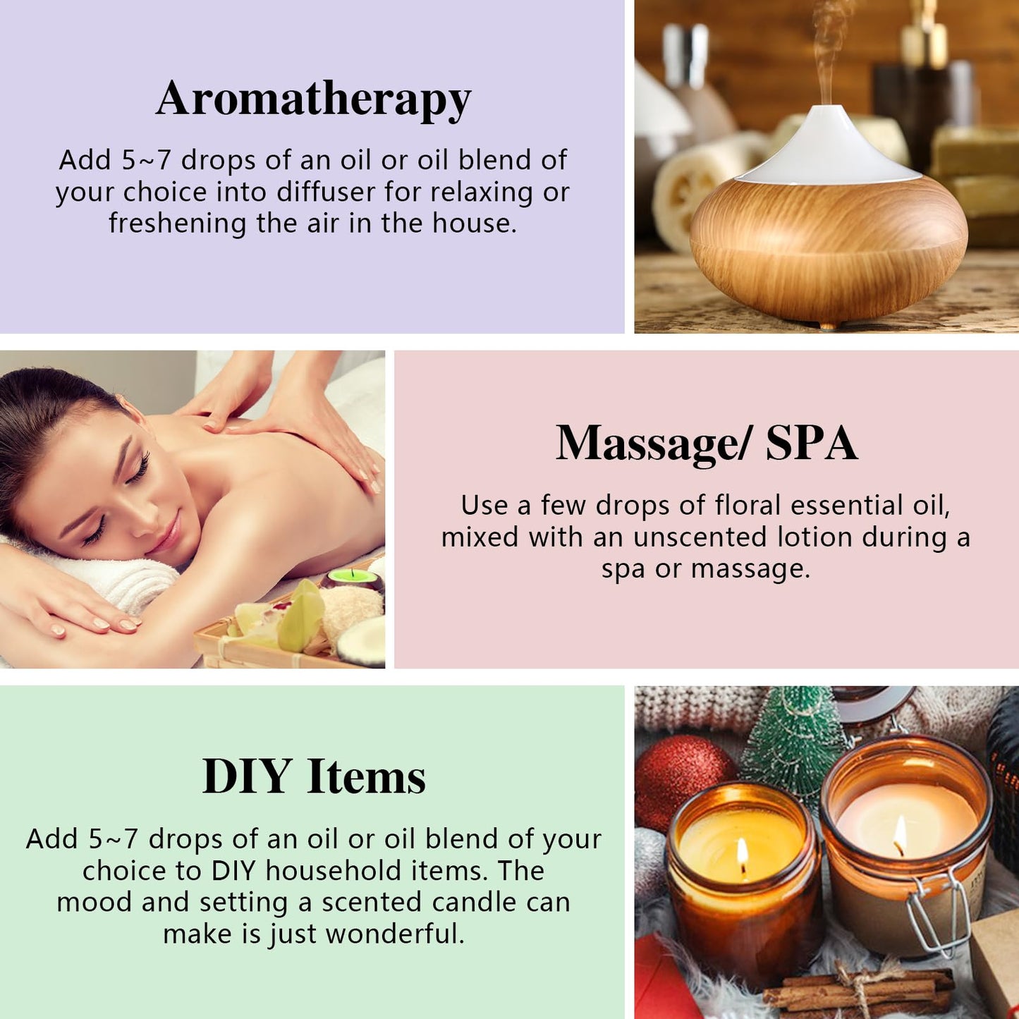 Bakery Essential Oils Set - Fragrance Oil for Diffusers, Candle Making - Pumpkin Pie, Coffee Cake, Oatmeal Cookie, Gingerbread, Cinnamon Apple Aromatherapy Scented Oils (5ml)