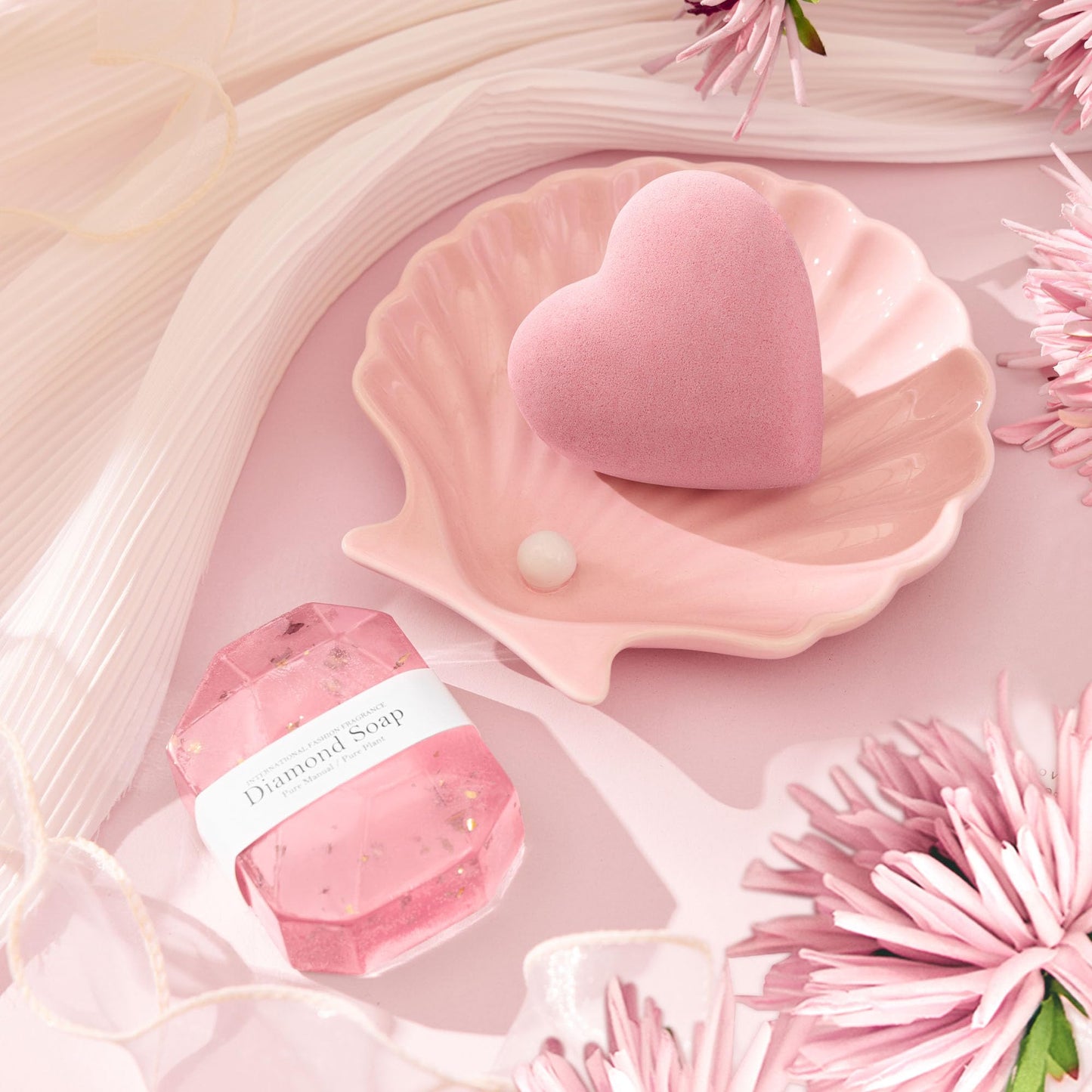 Birthday Gifts for Women, Self Care Get Well Soon Gifts, Luxury Rose Spa Bath Gift Basket - Unique Christmas Valentines Day Mothers Day Gifts for Mom Grandma Daughter Her Wife Girlfriend