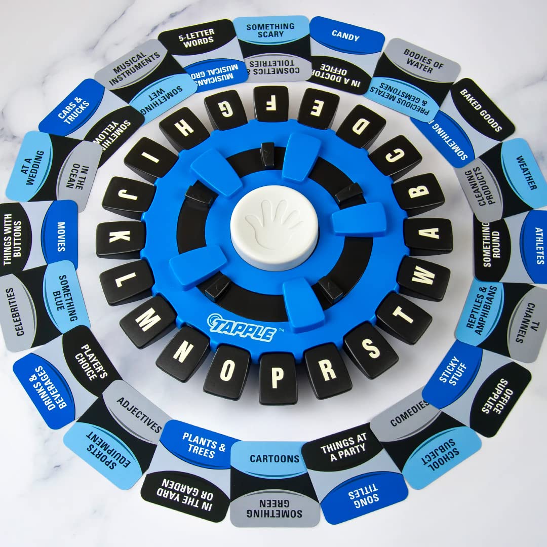 The Original TAPPLE, The Fast-Paced Family Board Game, Choose a Category & Race Against the Timer to be the Last Player, Learning Word Game for Ages 8 & Up, 2-8 Players, 15-20 Minute Play Time