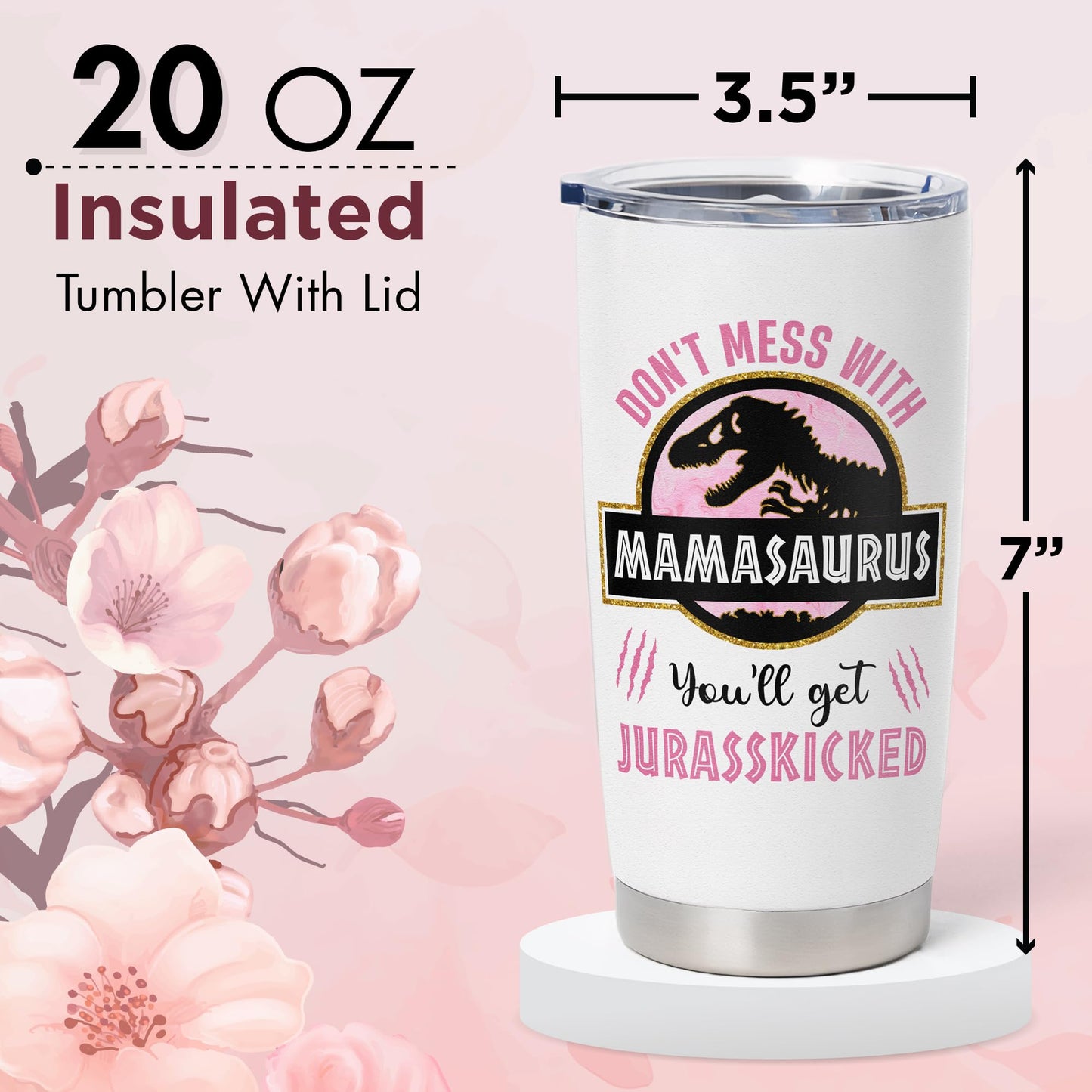 Gifts for Mom from Daughter, Son - Birthday Day Gifts for Mom, Wife, Women - Moms Birthday Gift Ideas, Cool Christmas gifts for Moms, Mothers - Best mom Tumbler, 20 Oz Stainless Steel moms Tumbler Cup