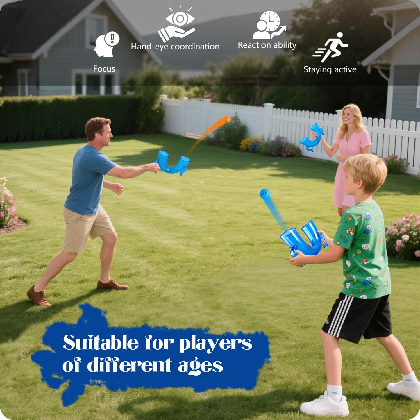 SPORTY PLAY LED Light-Up Juggling Ball Game – Active Sports Challenge Toy for Kids, Boosts Hand-Eye Coordination – Rechargeable Glow Balls, Gift for Boys 8-12