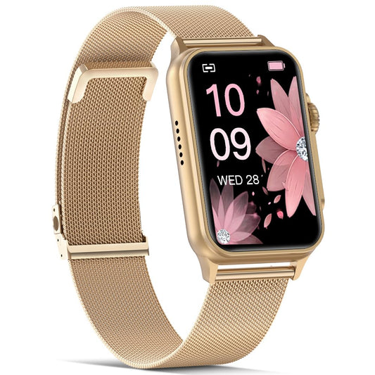 FITVII Nexa Fitness Tracker Answer/Make Calls, Smart Watch with Blood Pressure, Blood Oxygen, 24/7 Heart Rate Monitor, 120+ Sport Mode Activity Tracker with Step Counter, Sleep Tracker for Women Men