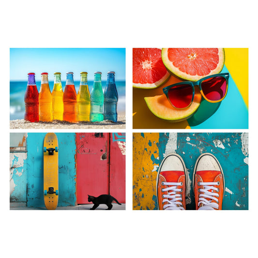 Small Jigsaw Puzzles for Adults Challenging Puzzle Small Puzzles Mini Jigsaw Puzzles for Teens 150 Pieces Micro Tiny Puzzle Hawaii Landscape Summer Scenery Travel Puzzles 6 x 4 inch 4 Packs