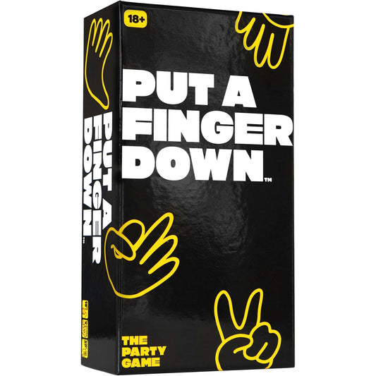 PUT A FINGER DOWN - The Viral Party Game That Will Have Everyone Talking - Funny Adult Card Game & Icebreaker Ideas, Game Nights, & Big or Small Groups, 400 Cards for 2+ Players