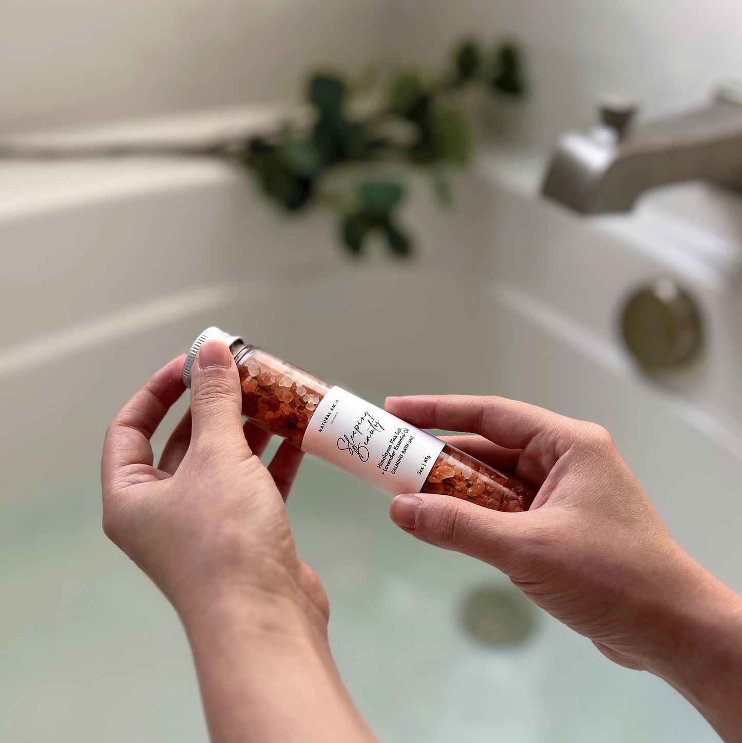 Handmade Bath Salt Gift Set 6 Pack, All Natural, Scented with Essential Oils, Gift for Women