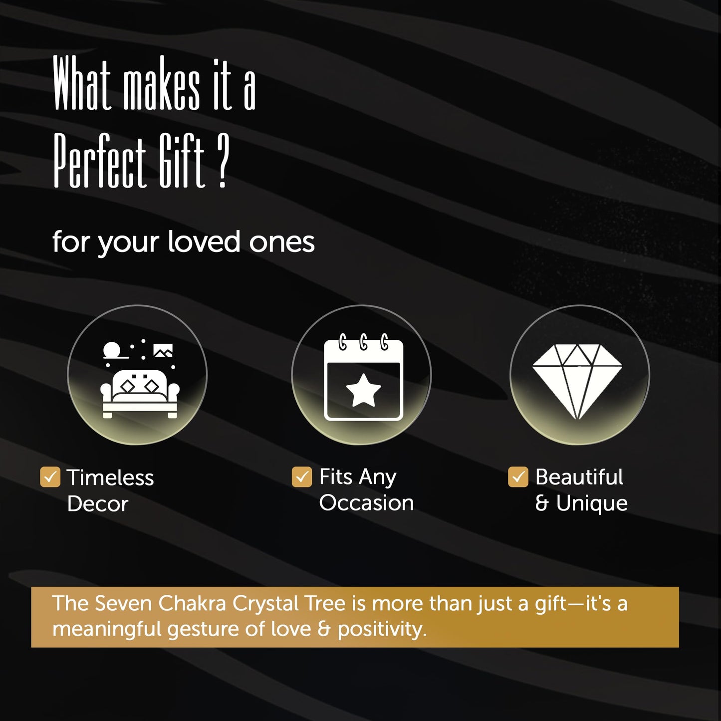 FASHIONZAADI 7 Chakra Tree of Life, Crystals and Healing Stones, Birthday Gifts for Women - Crystal Tree for Positive Energy, Home Office Decor, Spiritual Gifts for Women