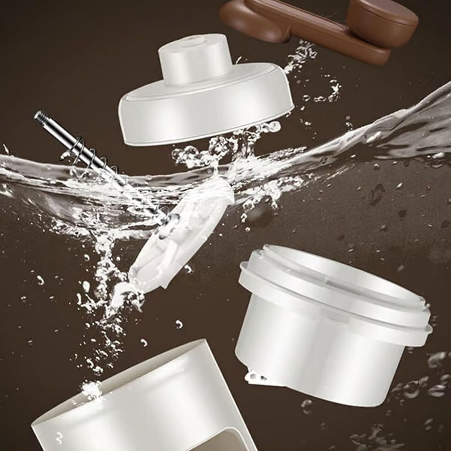 Household Mini Ice Shaver Crusher, 2025 New Household Mini Ice Shaver Crusher, Manual Ice Crushers for Snow Cones and Slushies, Portable Manual Smoothie Maker (2pcs)