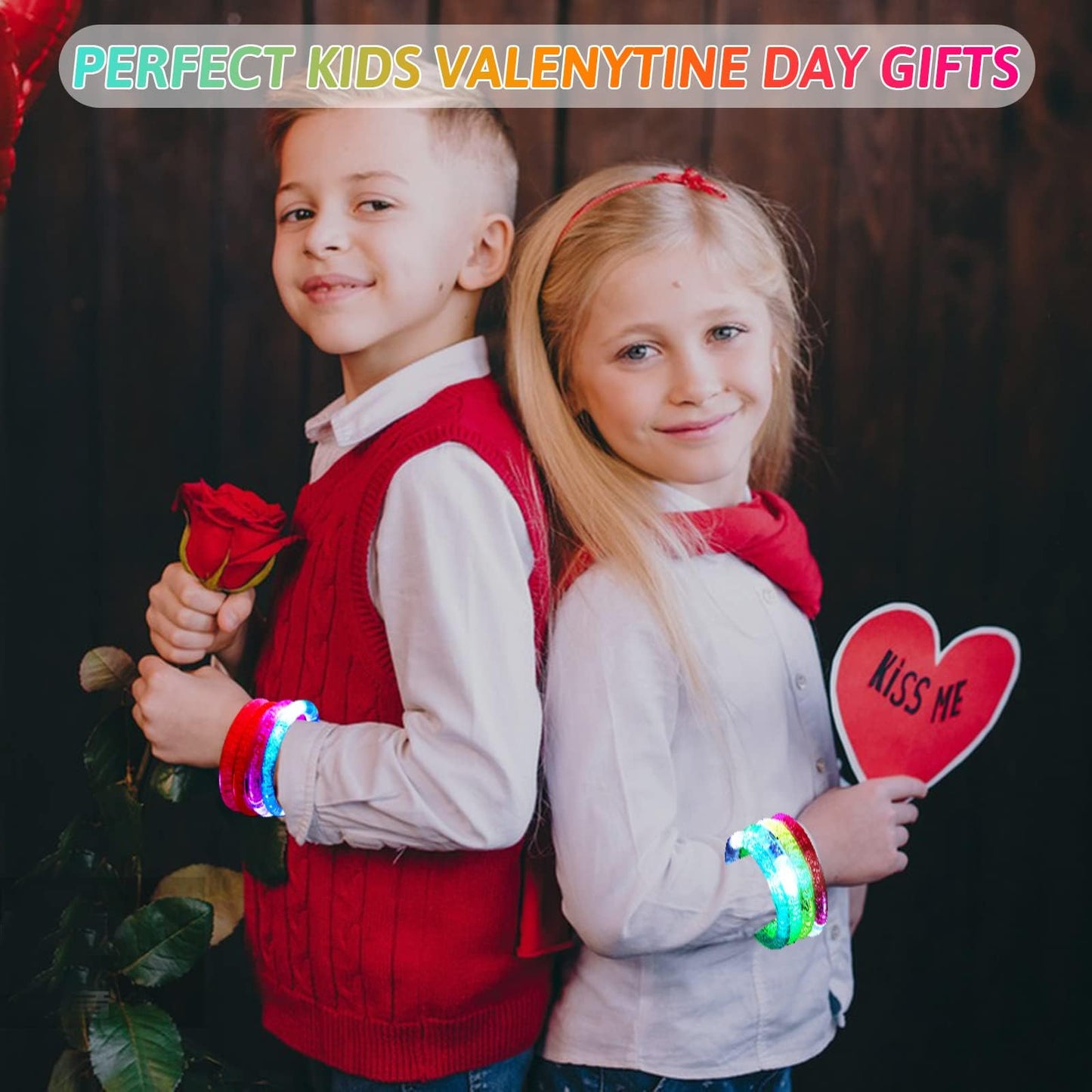 36Pcs LED Bracelets Glow Sticks Glow in the Dark Party Supplies for Kids/Adults, Halloween Party Favors for Kids Flashing Light up Toys, Neon Accessories Carnival Birthday Concert Games Gifts