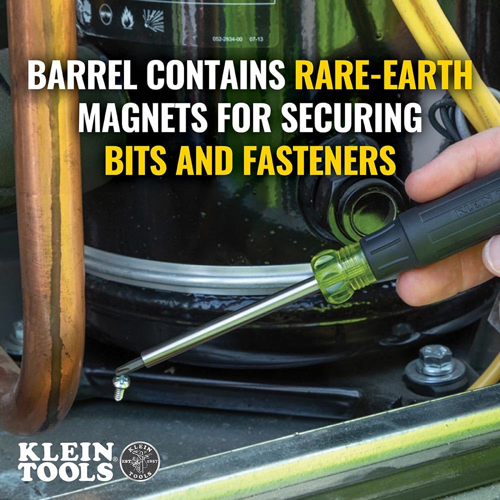 Klein Tools 32328 Precision Screwdriver, 27-in-1 Multi-Bit Screwdriver, Bits for Apple Product Repair, Rare-Earth Magnet, Electronic Repair