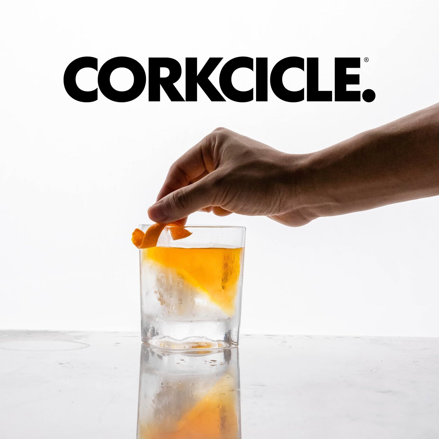 Corkcicle Whiskey Wedge - Premium Old Fashioned Glass with Silicone Ice Mold - For Bourbon, Scotch, & Spirits - Great Gift for Dad - Perfect for the Holidays - 9 oz