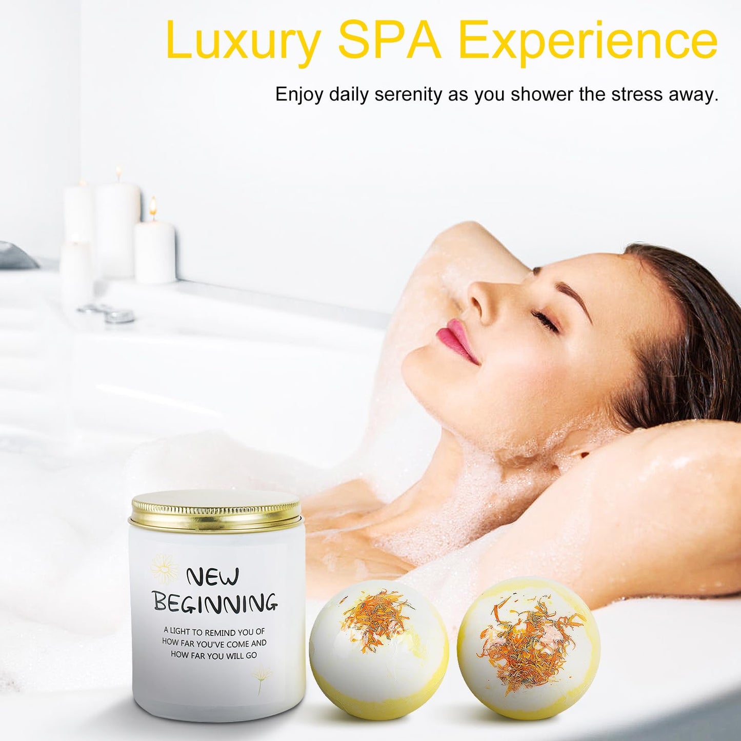 ELSEULAR Coworker Gifts for Women Luxury New Beginnings Gifts New Job Gifts Retirement Going Away Goodbye Farewell Work Gifts Christmas Gift Box for Coworker Leaving