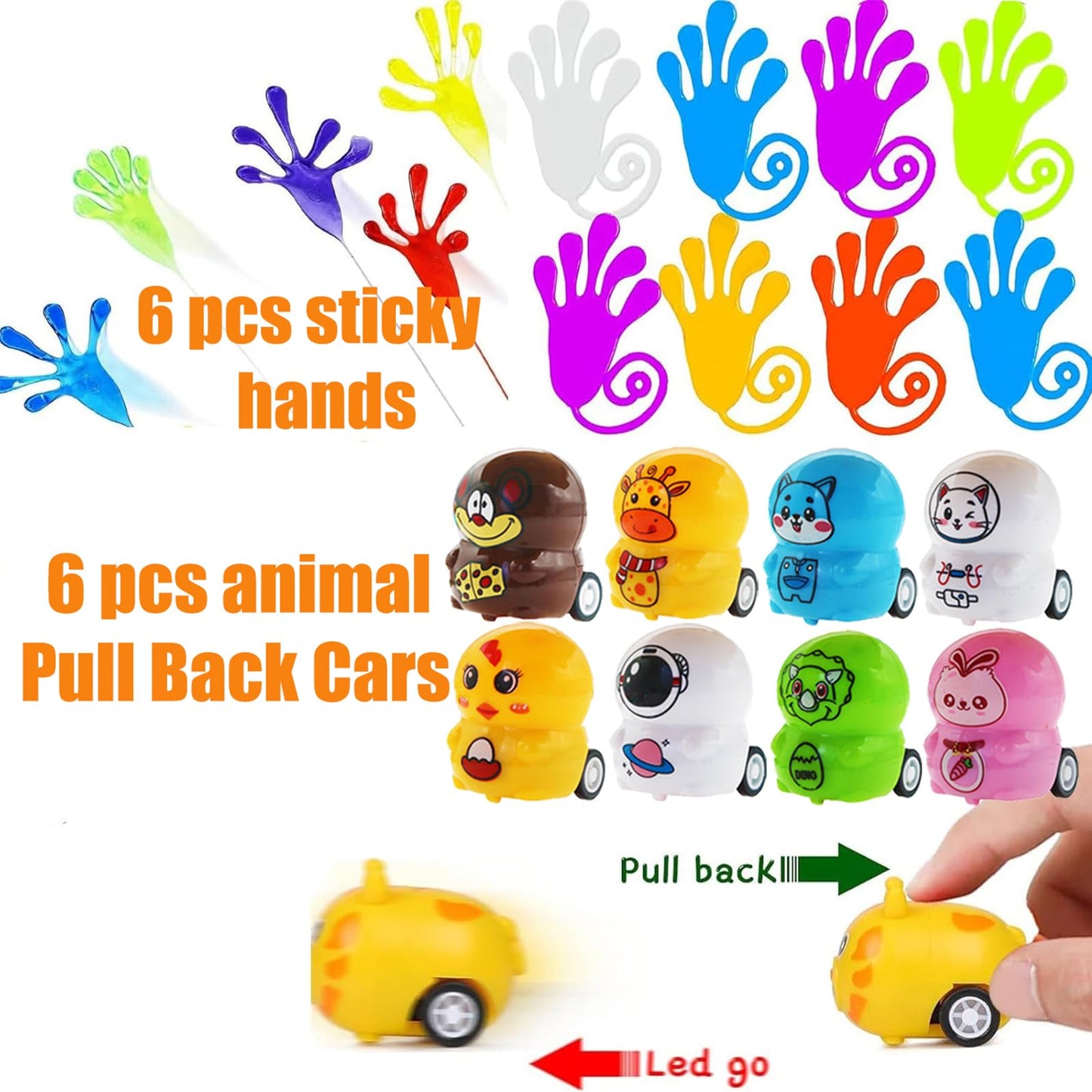 124 PCS Pop Party Favors for Kids, Fidget Treasure Box Toys for Classroom, Pinata Filler, Treasure Chest Carnival Prizes, Goodie Bag Stuffers, Prize Box Bulk Toys for Boys Girls 4-8-12