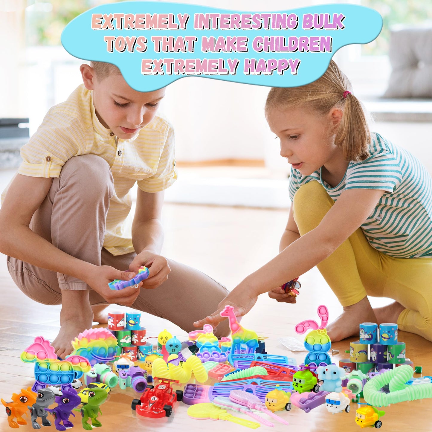 1000+ PCS Party Favors for Kids,Fidget Toys Pack,Christmas Stocking Stuffers,, Birthday Gift, Treasure Box,Goodie Bag Stuffers, Carnival Prizes, Toys Filler Sensory Toy for Classrooom