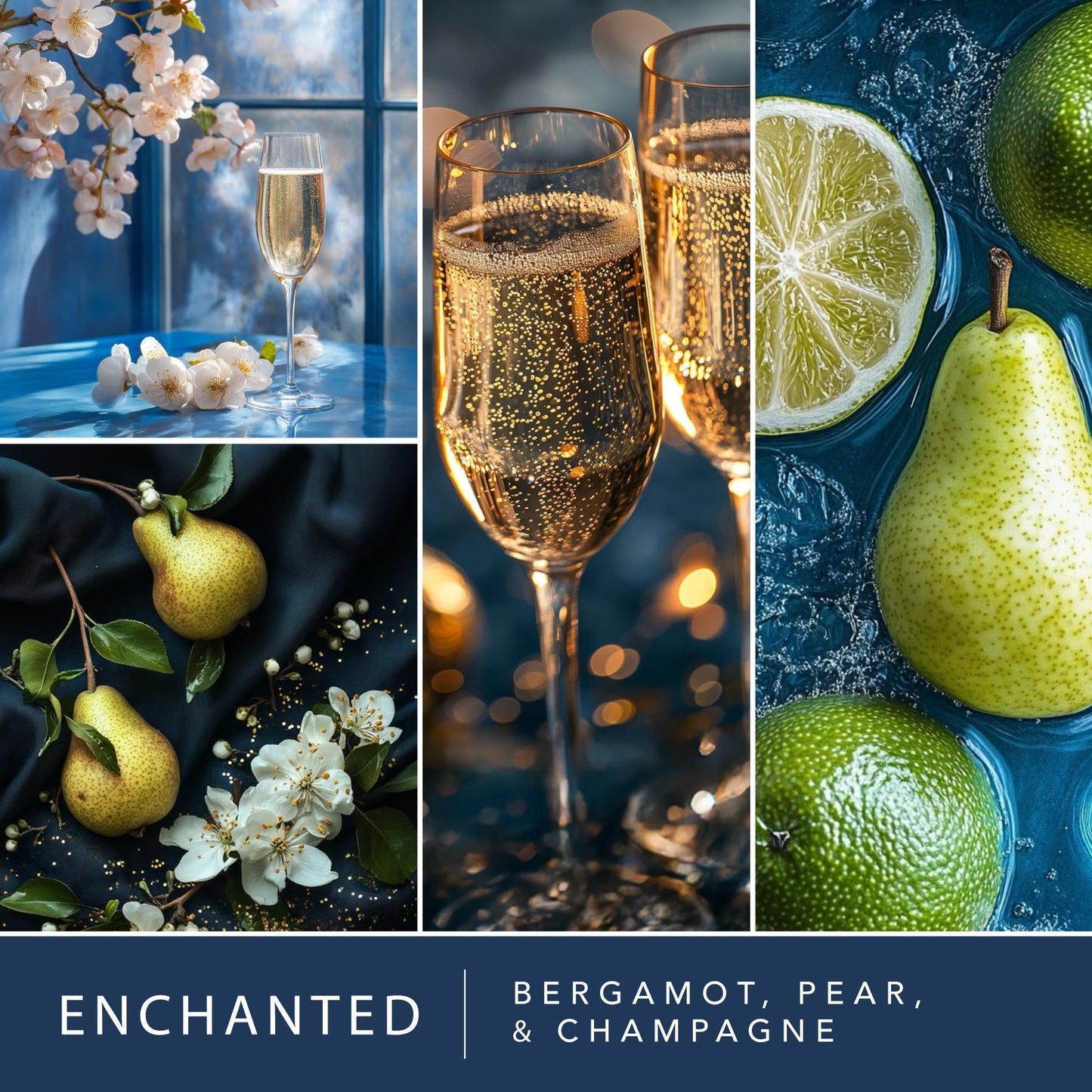 Scentsationals Wax Melts Moodscapes - Tranquility 4-Pack – Long Lasting Wax Cubes with Strong Scent for Warmers – Includes Zen, Illusion, Enchanted & Dream Cloud – 10oz (24-Cubes)