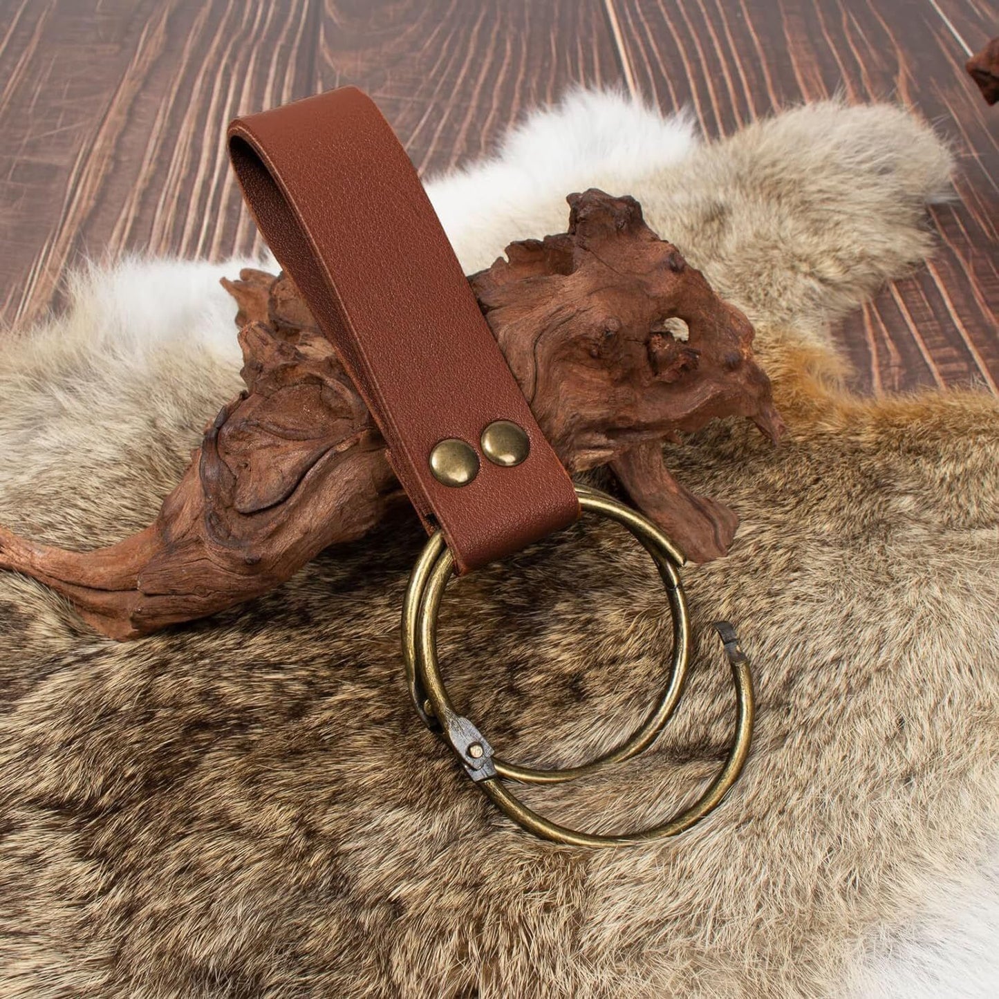 Renaissance Belt Pouch Coin Purse Skirt Hike Set Medieval Festival Costume Halloween Accessories Casual Fanny Pack Waist Bag (2Pouch-Brown)