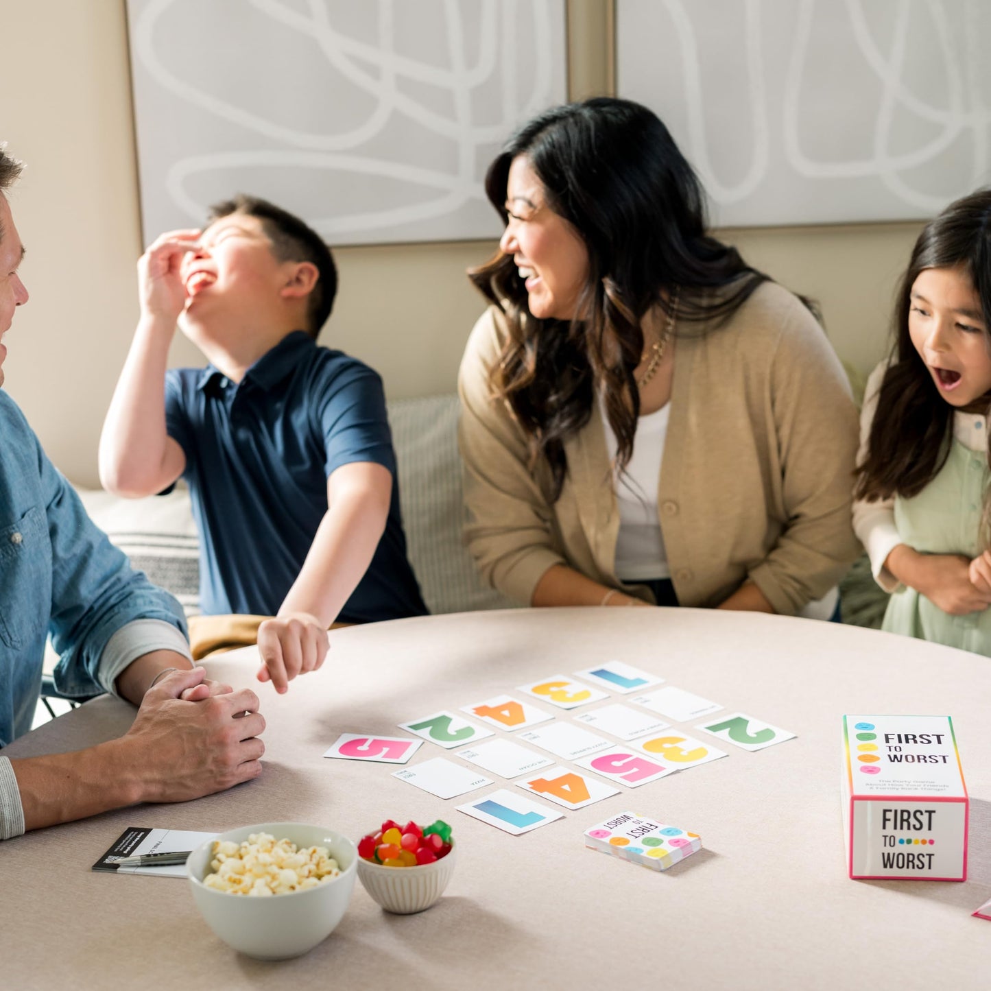 FIRST TO WORST Party Game - The Card Game About How Your Friends and Family Rank Things - for Kids, Tweens, Teens, College Students, Adults, Families, Groups and Fun Parties with Polarizing Priorities