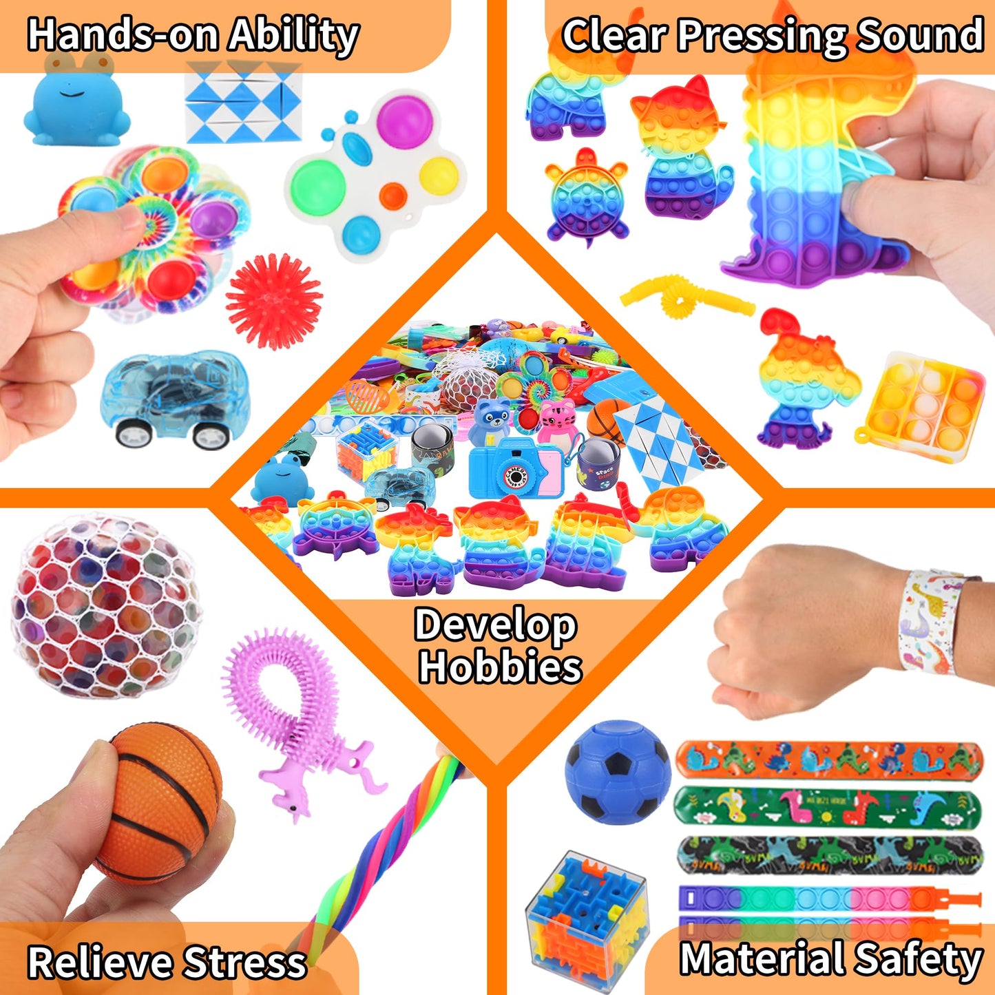 1000Pcs Party Favors for Kids, Fidget Toys Bulk, Birthday Gift Toys, Fidgets Stocking Stuffers, Treasure Box Birthday Party, Goodie Bag Stuffers, Carnival Prizes, Pinata Stuffers, Classroom Prizes