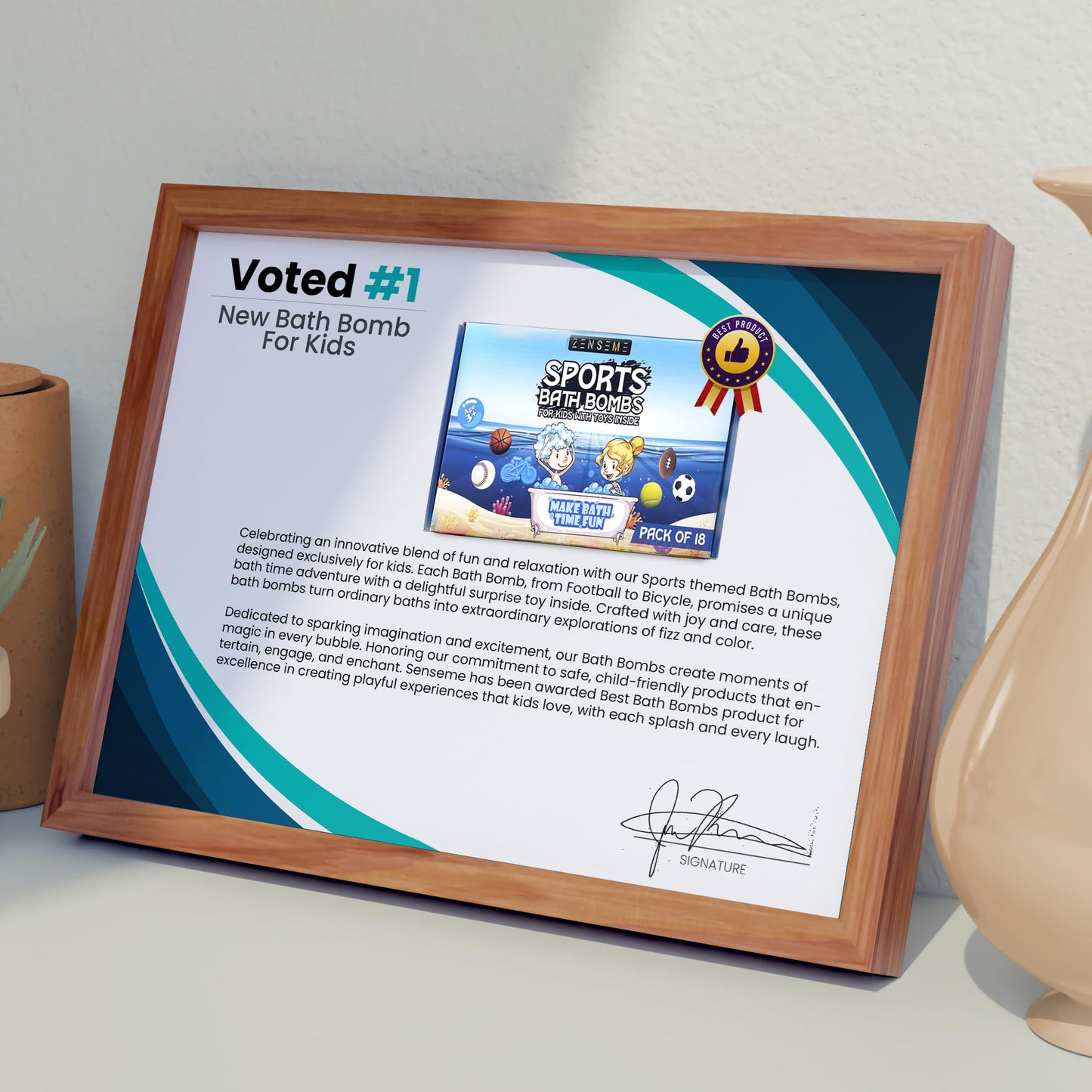 Bath Bombs with Toys Inside W/Flash Cards - Sports Bath Bombs for Kids - Gift Set of 18 Scented Organic Handmade - 2.5 oz with Natural Essential Oils - 18 Pack