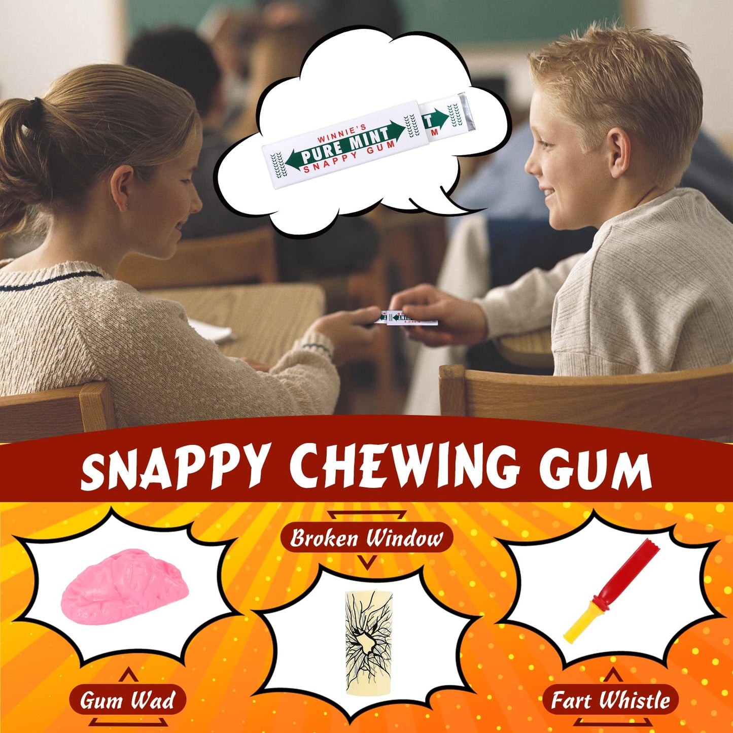 Prank Kit for Kids - 18 Gags & Practical Joke Toys - Prank Stuff for April Fools - Ultimate Practical Jokes - Gag Gifts for Kids - Big Funny Toys Pack Set Box