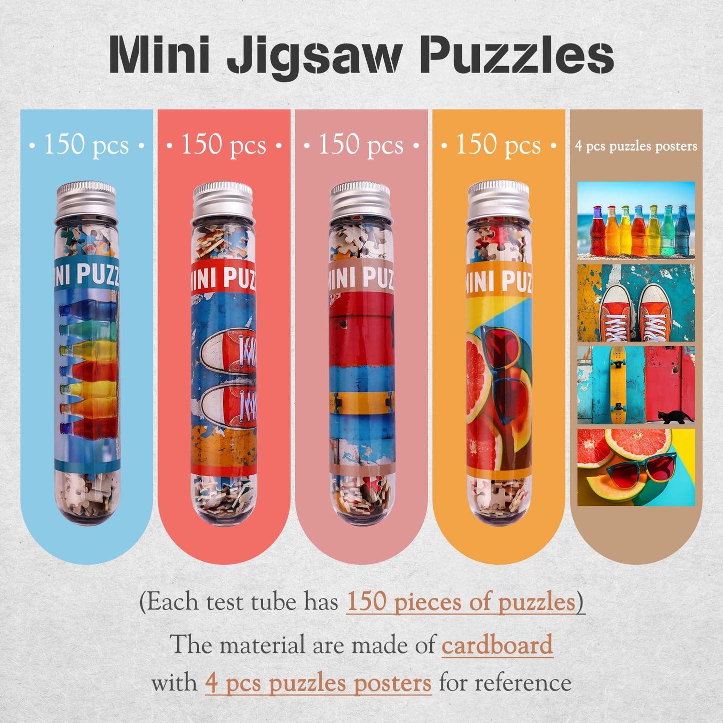Small Jigsaw Puzzles for Adults Challenging Puzzle Small Puzzles Mini Jigsaw Puzzles for Teens 150 Pieces Micro Tiny Puzzle Hawaii Landscape Summer Scenery Travel Puzzles 6 x 4 inch 4 Packs